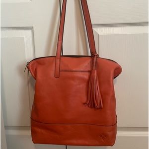 Patricia Nash (Rochelle) Leather Handbag Great condition,  Auburn color